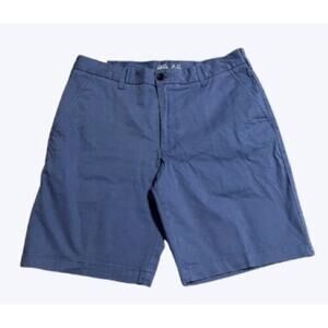 NWT Izod Saltwater Men's Chino Shorts Blue Size 32"
